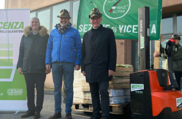 News Vicenza Carrelli supporta gli Alpini della sezione di Vicenza “Monte Pasubio”